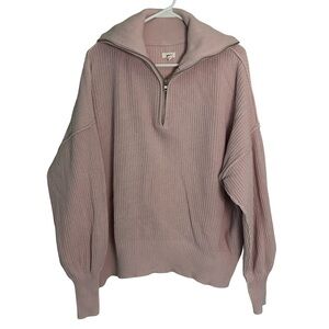 Aerie Women's Lilac Cowl Neck Sweater